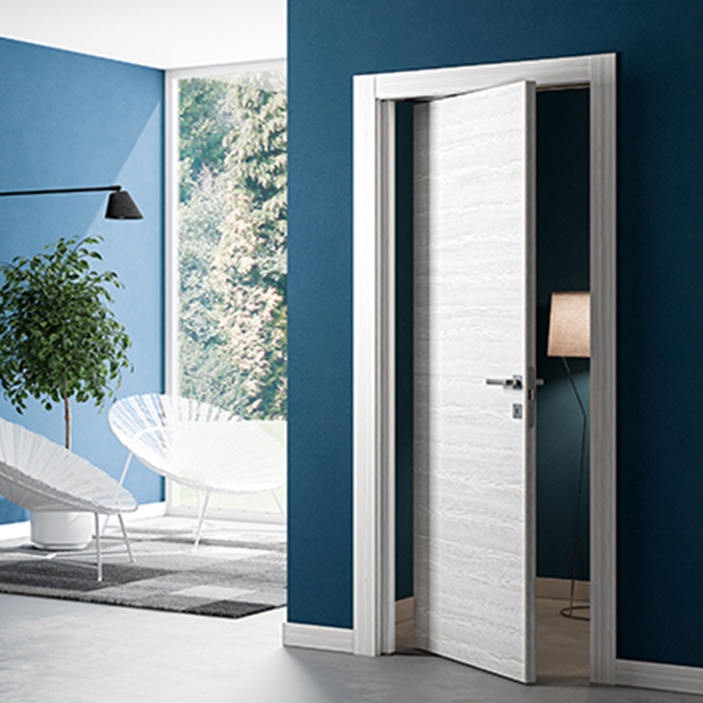 Rototraslante Porte da Interno a designo taglio acustico